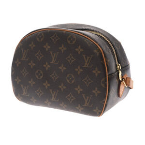 Louis Vuitton Brown Shoulder Canvas Monogram Bag Blois